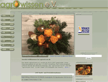 Tablet Screenshot of agrowissen.de